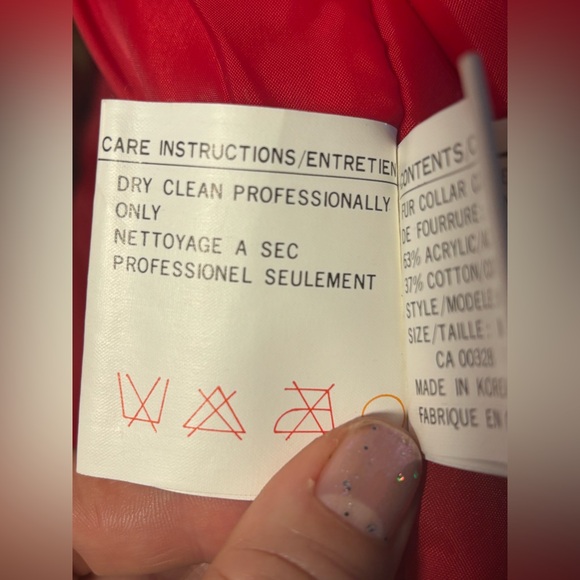 PIZAZZ Vintage 90s Cream Cotton Parka Faux Fur Collar Aspen Ski Lodge NWT M/L - Picture 13 of 17